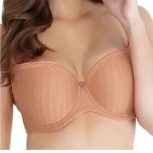 Cleo by Panache Beige Full Coverage Women Strapless Bra US 36- 5DH